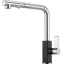 Baterie bucatarie MARIS DUS EXTRACTIBIL CROM NEGRU